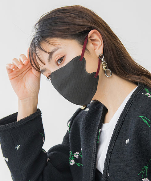 3Dマスク 立体 血色マスク 20枚入り 3層不織布 バイカラー 立体マスク 蒸れない 小顔マスク 耳が痛くない 肌に優しい花粉症対策 使い捨て 大人用マスク8色 11KZ-3DB20