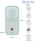 携帯扇風機 充電式首掛け扇風機 5way 冷却プレート 180°折りたたみ持ち扇風機 スマホ充電 節電 usb卓上ファン スマホスタンド 軽量小型扇風機 風量調整 11XFS-KSA