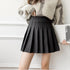 プリーツミニスカート ハイウエスト韓国 インナーパンツ付き 秋冬Aラインスカート レディース 普段着 ショート丈スカート お洒落 ボトムス きれいめ 制服 1DIEL-001
