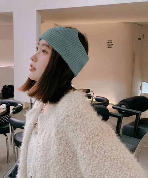 猫耳リブニットヘアバンド 幅広い 髪留め レディース 洗顔髪飾り 無地 スポーツヘアバンド ヨガ ダンス 可愛いニットターバン お風呂上り カジュアルヘアアレンジ 1XIAOMJ-001