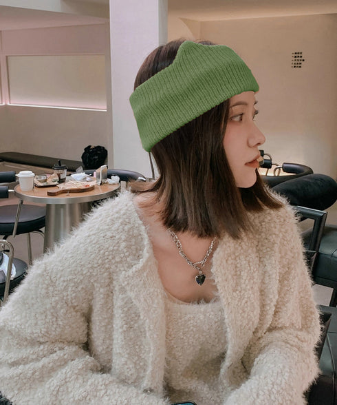 猫耳リブニットヘアバンド 幅広い 髪留め レディース 洗顔髪飾り 無地 スポーツヘアバンド ヨガ ダンス 可愛いニットターバン お風呂上り カジュアルヘアアレンジ 1XIAOMJ-001