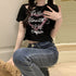 ロゴt 韓国 tシャツ レディース 半袖 カットアウト ミニtシャツ ドローストリング チビtシャツ おしゃれ 着やせ tシャツ セクシー トップス 1枚で決まる 1AMY-002