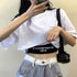 ヘソ出しtシャツ タンクトップ 韓国 2点セット トップス 春夏 ショート丈tシャツ 半袖 セットアップ レディース カジュアル アンサンブル セクシー 1DANMEI-001