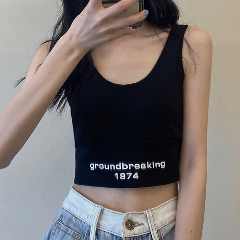 ヘソ出しtシャツ タンクトップ 韓国 2点セット トップス 春夏 ショート丈tシャツ 半袖 セットアップ レディース カジュアル アンサンブル セクシー 1DANMEI-001
