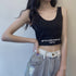 ヘソ出しtシャツ タンクトップ 韓国 2点セット トップス 春夏 ショート丈tシャツ 半袖 セットアップ レディース カジュアル アンサンブル セクシー 1DANMEI-001