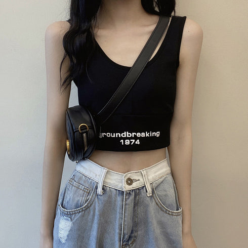 ヘソ出しtシャツ タンクトップ 韓国 2点セット トップス 春夏 ショート丈tシャツ 半袖 セットアップ レディース カジュアル アンサンブル セクシー 1DANMEI-001