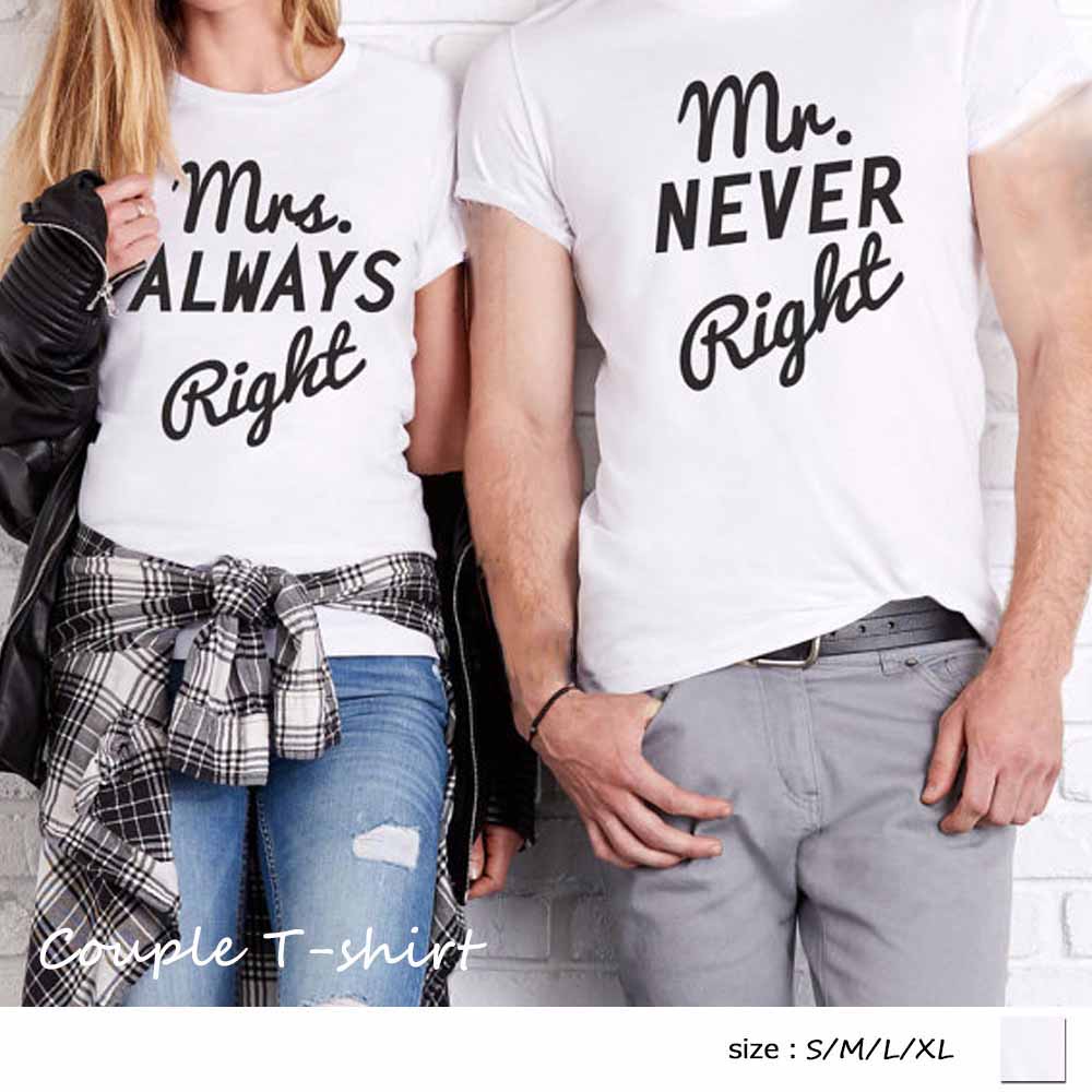 カップルtシャツ ペアルック