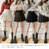 プリーツミニスカート ハイウエスト韓国 インナーパンツ付き 秋冬Aラインスカート レディース 普段着 ショート丈スカート お洒落 ボトムス きれいめ 制服 1DIEL-001