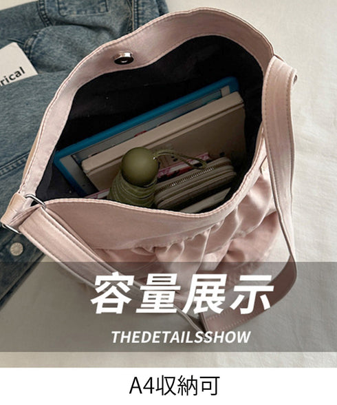 フリルショルダーバッグ ティアードバッグ レディース 2WAY肩掛けカバン 大容量 斜め掛け鞄スエード調 a4収納 大人可愛い 通勤通学 フリルトートバッグ韓国風 1DPAI-001