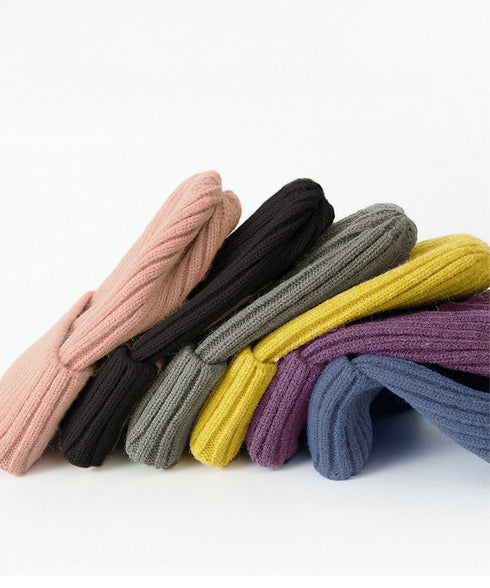 リブニット帽秋冬 シンプルニットビーニー レディース カラフルニットワッチキャップ 防寒ベーシック 小顔帽子韓国風 暖かいペアルック帽 無地カップル帽ユニセックス 1FENGJ-001