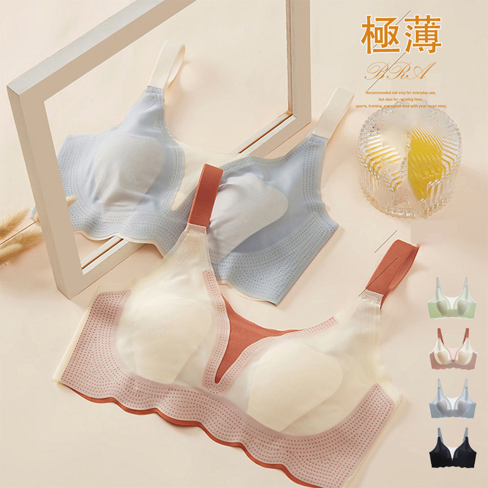 ワイヤレスブラ セクシー シームレスブラ