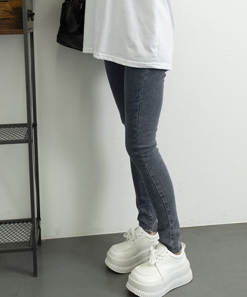 デニムパンツ ハイウエストタイトジーパン レディース デニムスキニーパンツ ストレッチ ロングズボン 美脚脚長 パギンス カジュアル 細見えデニム スリムジーンズ 1HANNIU-002