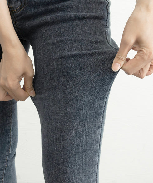 デニムパンツ ハイウエストタイトジーパン レディース デニムスキニーパンツ ストレッチ ロングズボン 美脚脚長 パギンス カジュアル 細見えデニム スリムジーンズ 1HANNIU-002