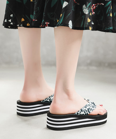 軽量 厚底トングサンダル レディース 夏 ウェッジソールサンダル 歩きやすい 海ビーチサンダル 鼻緒スリッパ 痛くない 滑らない コンフォートサンダル 疲れにくい 1HONGX-001