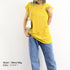 フレンチスリーブ Tシャツ白黒レディース おしゃれ ノースリーブカットソー 無地 クルーネックプルオーバー 韓国ファッショ夏トップス シンプル カジュアルtシャツ 1HUAJT-001