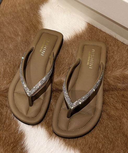 キラキラ トングサンダル レディース夏靴 フラットサンダル 軽量歩きやすい ぺたんこストラップサンダル おしゃれ きらきら可愛い 履きやすい 美脚サンダル 韓国風 1JL-002