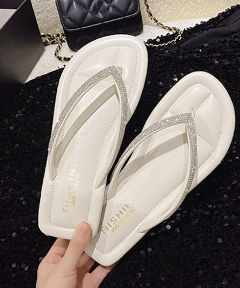 キラキラ トングサンダル レディース夏靴 フラットサンダル 軽量歩きやすい ぺたんこストラップサンダル おしゃれ きらきら可愛い 履きやすい 美脚サンダル 韓国風 1JL-002