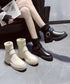 ニットブーツ レディース ソックスブーツ 厚底ショートブーツ 2way美脚ワークブーツ バックルベルト 秋冬ブーティー カジュアルシューズ 歩きやすい靴おしゃれ 1JL-004