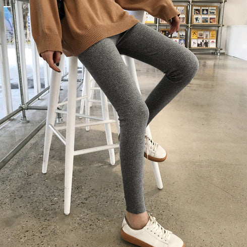 リブ レギンスパンツ レディース 美脚 リブ レギンスパンツ レディース 美脚 ストレッチ パンツ 黒 スキニーパンツ ウエストゴム 無地 ボトムス 1LIXBO-001
