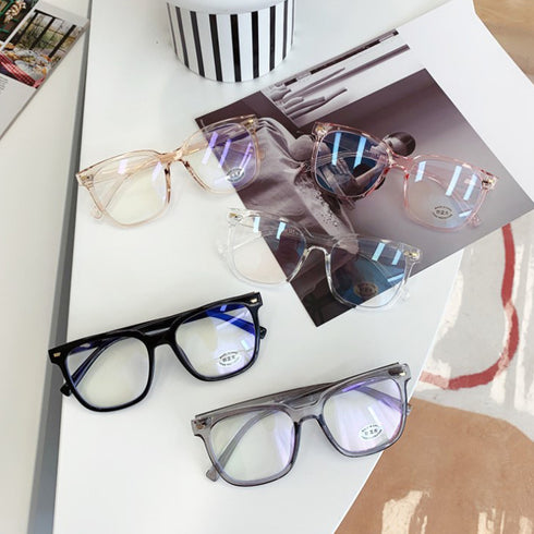 ブルーライトカットメガネ レディース ブルーライトカットメガネ レディース 黒縁 パソコンメガネ 伊達メガネ ビックフレームおしゃれ PCめがね ユニセックス 1MIMAN-003