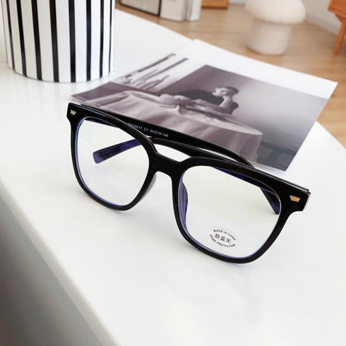 ブルーライトカットメガネ レディース ブルーライトカットメガネ レディース 黒縁 パソコンメガネ 伊達メガネ ビックフレームおしゃれ PCめがね ユニセックス 1MIMAN-003