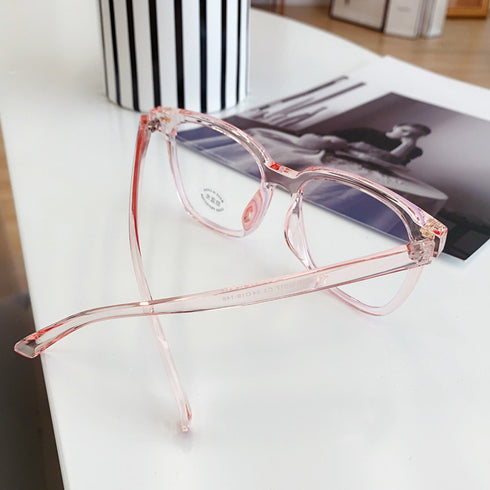 ブルーライトカットメガネ レディース ブルーライトカットメガネ レディース 黒縁 パソコンメガネ 伊達メガネ ビックフレームおしゃれ PCめがね ユニセックス 1MIMAN-003