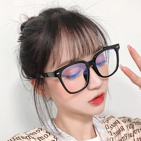 ブルーライトカットメガネ レディース ブルーライトカットメガネ レディース 黒縁 パソコンメガネ 伊達メガネ ビックフレームおしゃれ PCめがね ユニセックス 1MIMAN-003