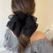 ビックリボン バレッタ ヘアアクセ韓国風 おしゃれ ヘアアクセサリー レディース フェミニン まとめ髪 大人かわいいヘアアレンジ 大きめ髪留め リボンクリップ上品 1MOCHA-001