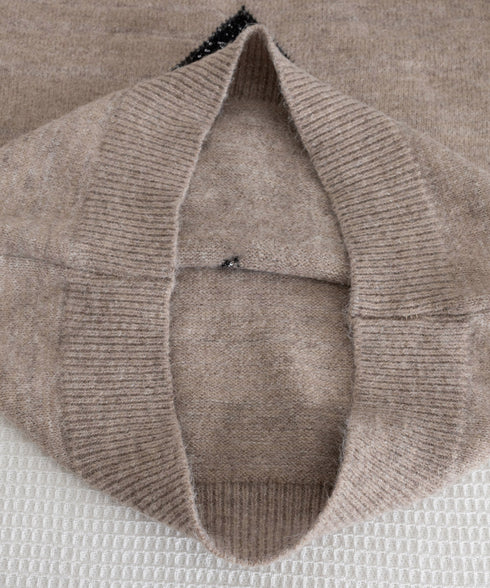 スパンコールニットセットアップ きれいめ 韓国風きらきらニット上下セット レディース 菱形モチーフニットトップス長袖 ニットミニスカート おしゃれ 秋冬ツーピース 1MRJ-012