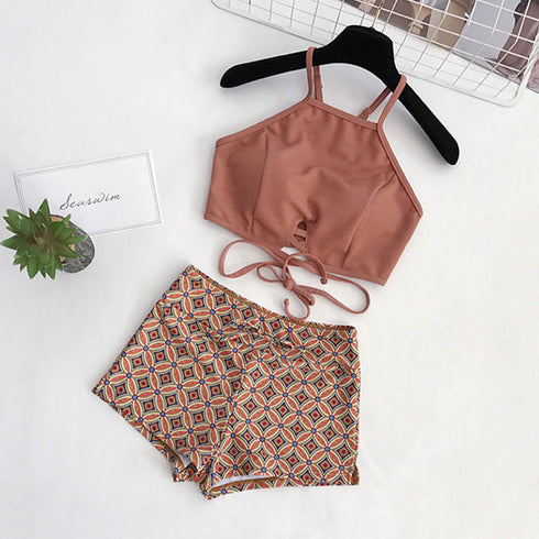 水着 レディース 体型カバー タンキニ 水着 レディース 体型カバー タンキニ 3点セット ビキニ セクシー 海外 リゾート 水着 1QINGMU-004