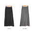 ロングスカートインナーショートパンツ付き フレアスカート レディース ウエストゴム 深スリットスカート 薄手春夏スカート きれいめカジュアル モーダルスカート美脚 1RIRIT-018