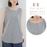 ロングタンクトップ サイドスリット 無地 ノースリーブトップス レディース ラウンド裾 ゆったりtシャツ 重ね着 チュニックカットソー ブラ紐が隠せる インナー夏 1RIRIT-046