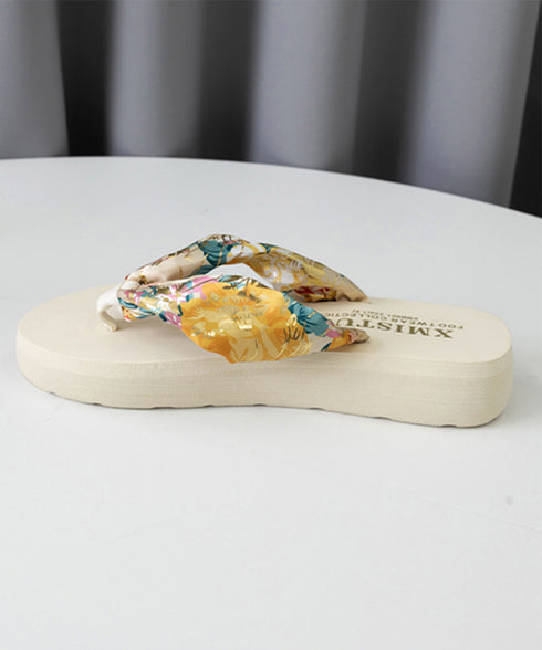 トングサンダル レディースビーチサンダル 軽量ビーサン美脚 ぺたんこ スリッパサンダル 歩きやすい ボヘミア風夏靴 フラットサンダル大人可愛い リゾートスリッパ夏 1WLONG-003