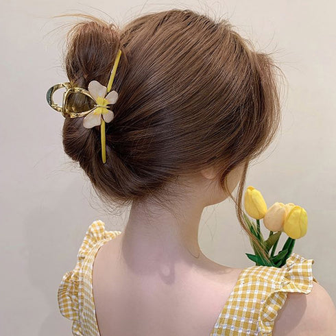 バンスクリップ 大きめ 蝶々ヘアクリップ 韓国風 大人可愛い ヘアクリップ 髪留め おしゃれ髪飾り まとめ髪 かわいい ヘアアクセサリー しっかり留まる 簡単挟む 1WUTOU-006