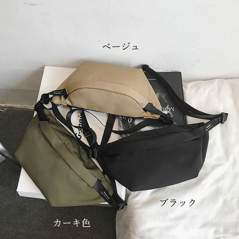ボディバック 軽量 ウエストバッグ 韓国 ユニセックス オルチャン ウエストポーチ ショルダーバッグ レディース 斜めがけ 大人 小さめ バックパック おしゃれ 1XIUF-039