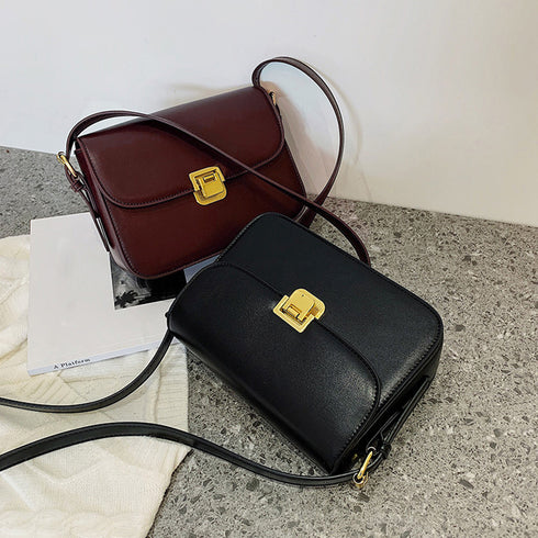 ミニスクエアショルダーバッグ コンパクト 小さめかばん フェイクレザー 斜めかけバッグ お出掛け 大人可愛い ハンドバッグ 肩掛けバッグ 通勤通学 合皮ポシェット 1XIUF-053