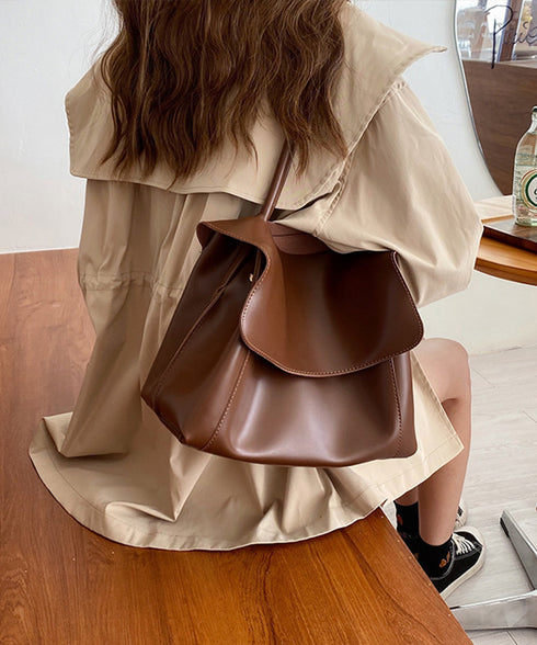 ワンハンドル トートバッグ 2WAY韓国 レディース おしゃれ PUレザーショルダーバッグ オフィスカジュアル 通勤 高見え肩掛けかばん大容量 大人女性上品bag 1XIUF-065