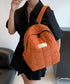 キルティングリュック レディース 韓国風 軽量リュックサックおしゃれ 通勤通学リュック大人 オフィスカジュアルバッグ 肩掛けカバン 肩紐太いリュック バッグパック 1XIUF-068