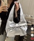 ビッグリボンバッグ ワンショルダートート レディース ワンショルダーバッグ 軽量 肩掛け鞄 PUレザートートバッグ韓国風 大人可愛い ワンハンドルバッグカジュアル 1XIUF-083