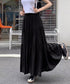 ティアードロングスカート レディース春夏 ハイウエストプリーツスカート 体型カバーボトムス ウエストゴム 切り替えフレアスカート きれいめ大人可愛いマキシスカート 1YIMEIKA-001