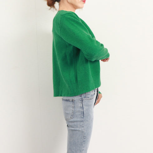 ニットトップス 韓国秋冬 レディース長袖 おしゃれ vネック ニットソー 胸元セクシー ニットカーディガン 大人カジュアル ニットアウター 羽織り 無地セーター 1YUJIAN-016