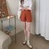 ハイウエスト カラーショートパンツ 韓国 レディース 大人カジュアルショーパン 春秋夏 ボトムス 美脚脚長ホットパンツ ベーシック着やせ 20代30代40代短パン 1ZHJF-032