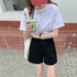 ハイウエスト カラーショートパンツ 韓国 レディース 大人カジュアルショーパン 春秋夏 ボトムス 美脚脚長ホットパンツ ベーシック着やせ 20代30代40代短パン 1ZHJF-032