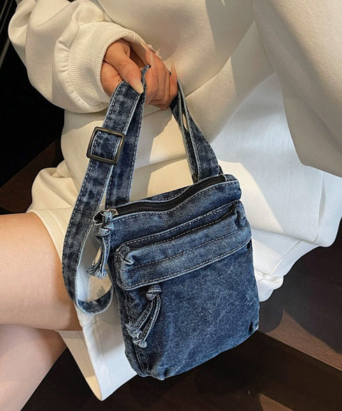 韓国風デニム ミニショルダーバッグ可愛い ミニバッグレディース デニムバッグウォッシュ加工 ショルダーバッグヴィンテージ風 カジュアル 斜め掛けバッグ サブバッグ 21BAOBAO-034