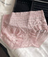 ショーツレディース レースショーツ透け感 スタンダードショーツ食い込まない ヒップアップ美尻 ハイウエストスカラップショーツストレッチ ノンストレスインナー通気性 21NEIKU-006