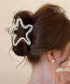 韓国風バンスクリップ クリアヘアクリップ パール調ヘアアクセサリー ビーズデザインヘアクリップ まとめ髪大人可愛い上品 フェミニン おしゃれヘアアクセハーフアップ 21SHIPIN-131