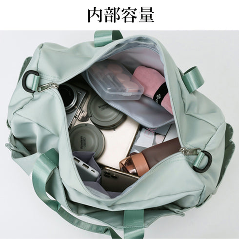 ボストンバッグレディース大容量旅行カバン キャリーオンバッグ 男女兼用 トラベルバッグ 出張合宿 シューズ収納 スポーツ鞄 機内持ち込み 1泊2泊 3wayバッグ 21BAOBAO-014