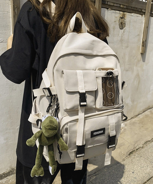 リュックサック男女兼用バックパック大容量 おしゃれディバッグ ユニセックス a4 マザーズリュック カジュアル 通勤通学バッグ旅行遠足 学生かばんアウトドア韓国風 21BAOBAO-025