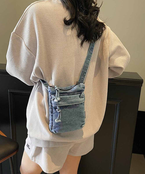 韓国風デニム ミニショルダーバッグ可愛い ミニバッグレディース デニムバッグウォッシュ加工 ショルダーバッグヴィンテージ風 カジュアル 斜め掛けバッグ サブバッグ 21BAOBAO-034