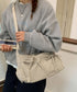 軽いチェック柄ショルダーバッグレディース リボンショルダーバッグ 軽量ナイロンバッグ ワンショルダーバッグ 肩掛けバッグ ヴィンテージ風バッグ おしゃれバッグ通勤 21BAOBAO-035